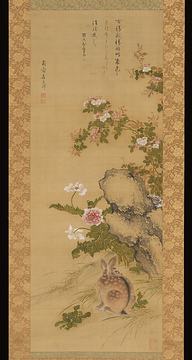 Rabbit and Roses